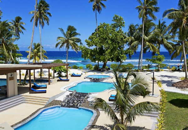 Per-Person Twin-Share Five-Night Samoan Getaway at Return to Paradise Resort & Spa, Samoa incl. Tropical Breakfast & Your Choice of a Bonus Gift