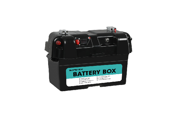 Safetex AGM Battery Box Anderson Plug Dual USB - Two Options Available