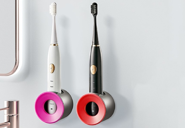 Electric Toothbrush Holder - Four Colours Available & Option for Two-Pack