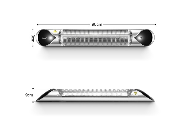 Maxkon 2000W Carbon Fibre Infrared Strip Heater - Two Colours Available