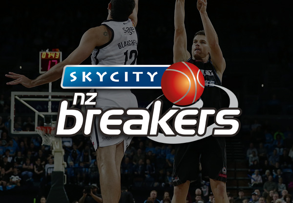 $15 for a Bronze Ticket to the SKYCITY Breakers vs. Perth Wildcats at Vector Arena on January 22nd or $35 for a Gold Ticket – Payment Processing Fee Applies (value up to $50)