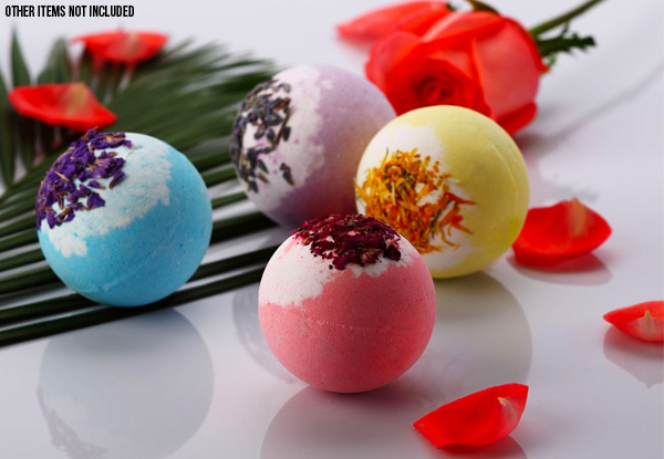 Six-Piece Nature Burst Bath Bombs Gift Set - Option for Two Sets