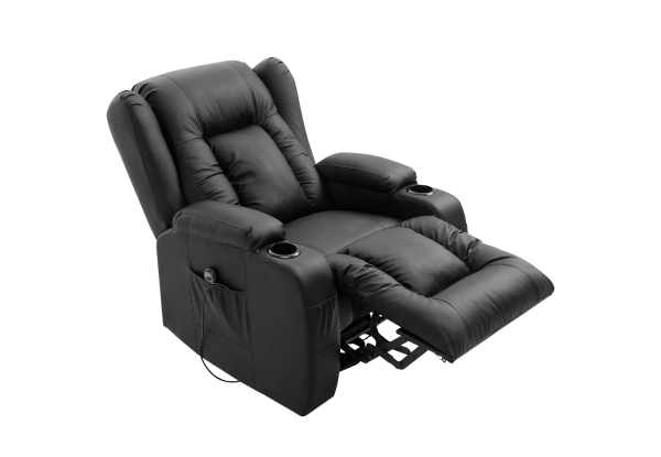Electric Massage Chair Recliner With 8 Point Heating Seat - Two Options Available