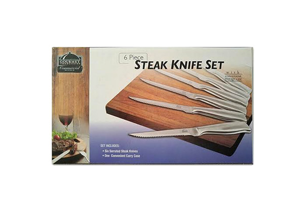 Set of Six Gourmet Steak Knives