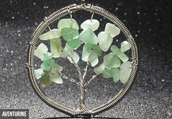Crystal Bead Tree of Life Necklaces - Four Styles Available with Free Delivery