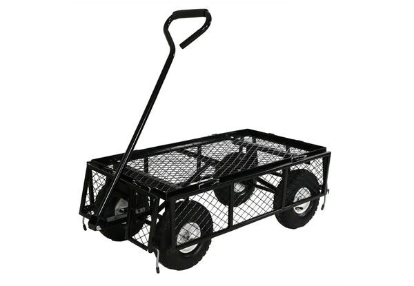 Steel Mesh Garden Trolley