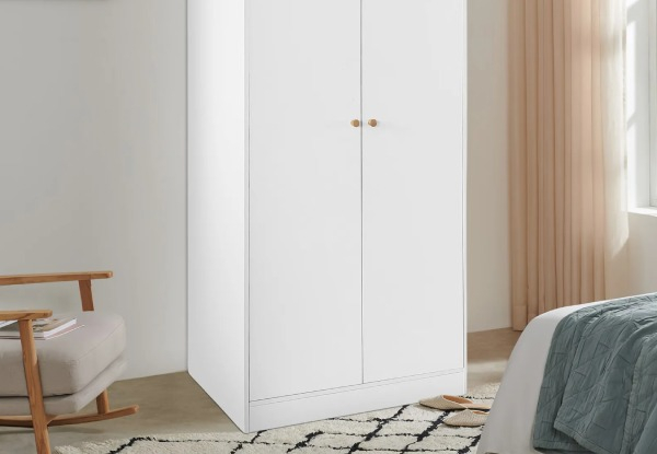 Two-Door Wardrobe Storage Cupboard