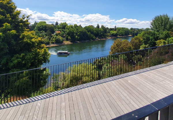 Weekday Waikato River Cafe Cruise & Ferry Combo for Two People incl. Cafe Voucher