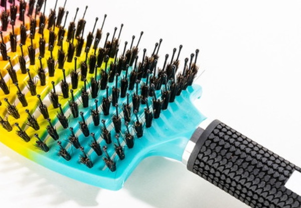 Boar Bristle Curved Hair Brush - Two Styles Available