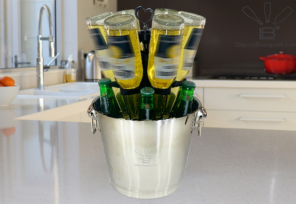 Two-Tier Liquid Bouquet System Incl. Six-Litre Stainless Steel Ice Bucket