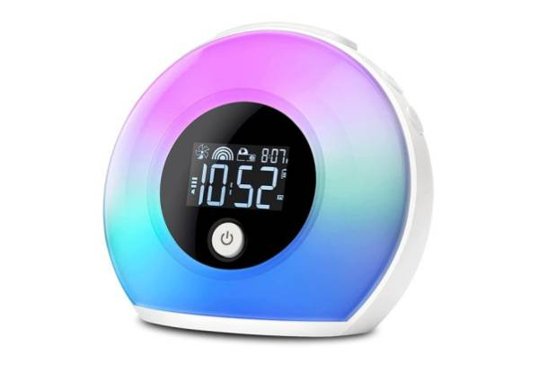 Wireless Wake Up Lamp with Digital Alarm Clock