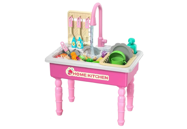 Kids Kitchen Sink Playset - Two Colours Available