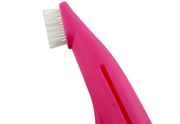 Two-Piece Pet Finger Toothbrushes - Option for Four-Piece
