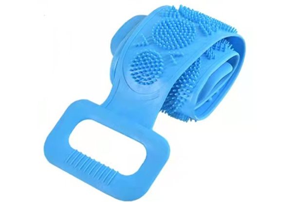 Silicone Shower Back Scrubber - Two Sizes & Four Colours Available