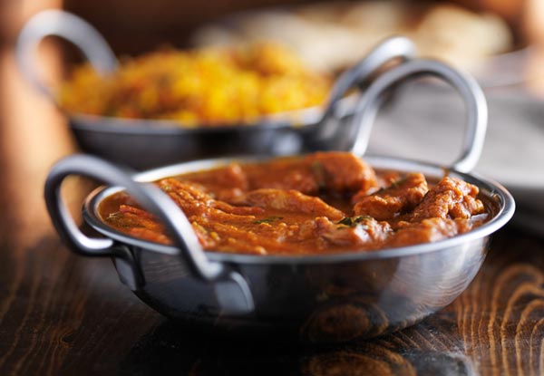 Two-Course Indian Banquet for Two People - Valid for Lunch or Dinner