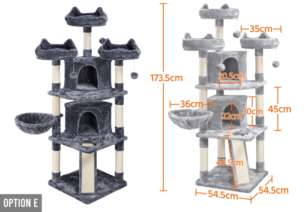 Cat Tree Range - Nine Options Available