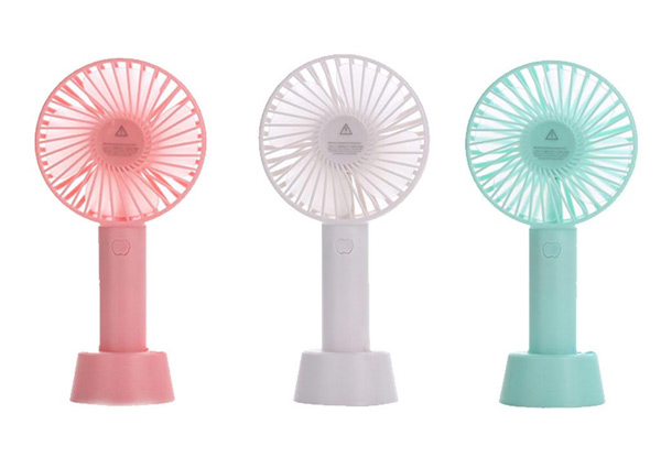 USB Portable Fan with Free Metro Delivery -  Three Colours Available