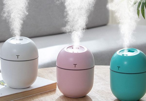 USB Aromatherapy Humidifier - Three Colours Available & Option for Two-Pack
