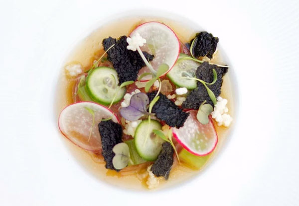 $159 for a Premium Four-Course Lunch or Dinner Experience for Two incl. Bubbles upon arrival and a take-home Olive skincare gift - Options for up to Six People (value up to $704.40)