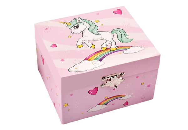 Unicorn Jewellery Musical Storage Box