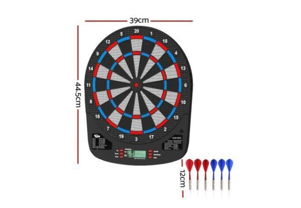 13.5-Inch 32 Games Electronic Dartboard