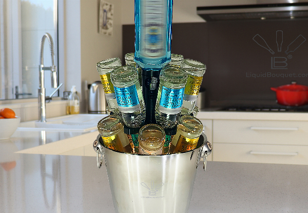 Two-Tier Liquid Bouquet System Incl. Six-Litre Stainless Steel Ice Bucket