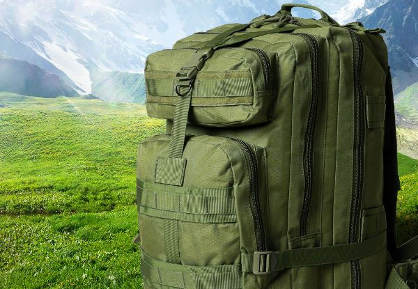 Slimbridge Military Tactical Backpack - Available in Three Colours & Two Options