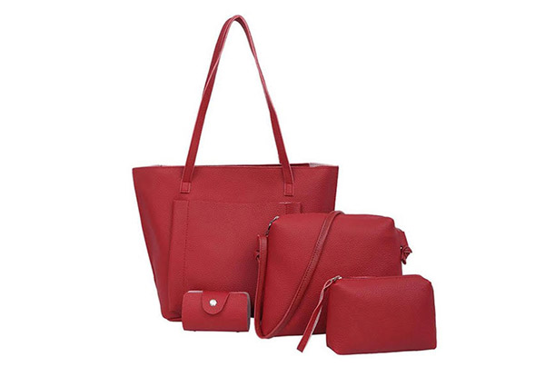 Four-Piece Handbag Set - Five Colours Available with Free Delivery