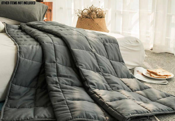 Breathable Weighted-Blanket with Glass Beads - Five Sizes Available