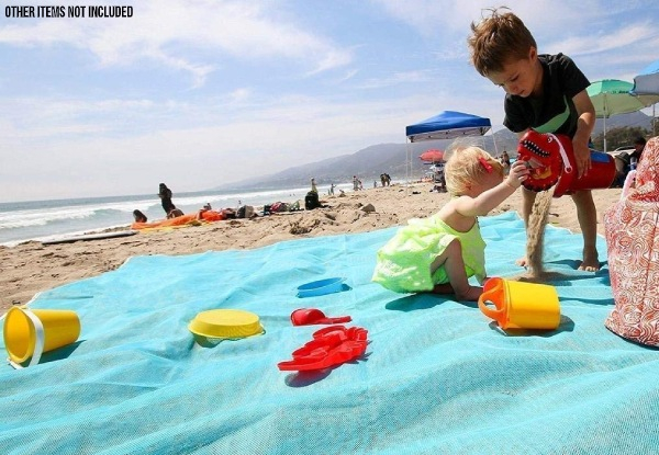 Sand-Free Beach Mat - Three Sizes & Three Colours Available