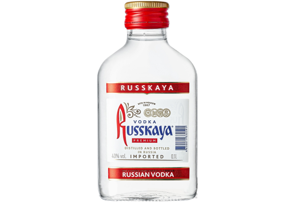 24 Bottles of Vodka Russkaya 100ml