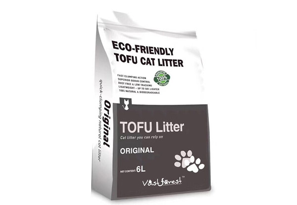 Eco-Friendly Biodegradable Tofu Cat Litter 6L