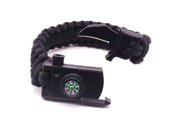 Five-in-One Emergency Tactical Parachute Rope Bracelet
