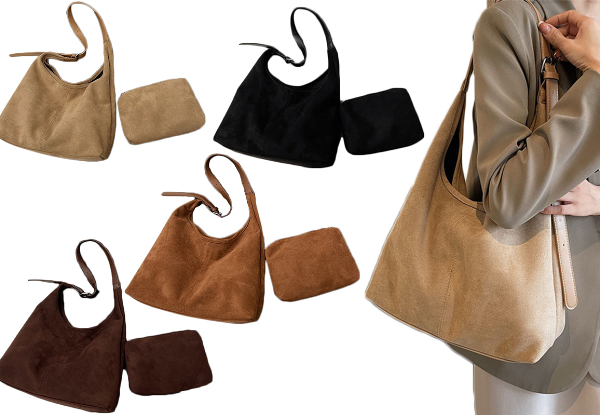 Suede Bucket Bag Tote Bag Range - Available in Six Options