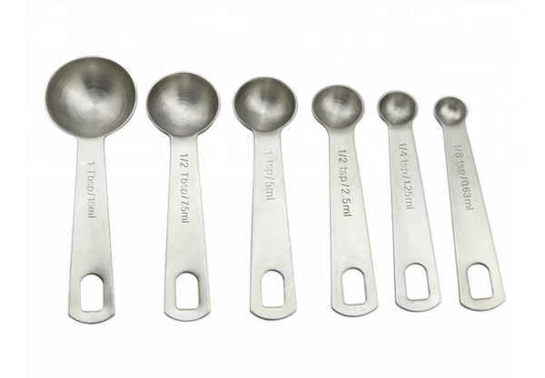 Stainless Steel Measuring Spoon Set - Option for Two-Pack