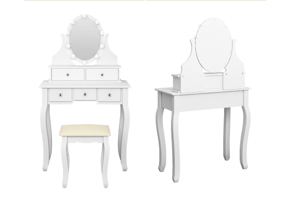Vanity Dressing Table Set with LED Lights