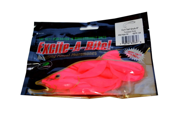 Five Packs of Biodegradable Excite-A-Bite Soft Baits