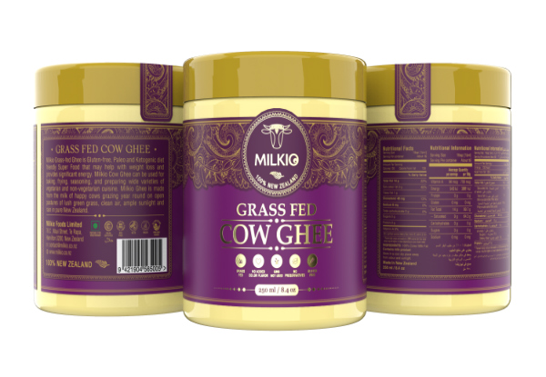 One Original Grass-Fed Ghee Butter - Choose from Chilli, Lime, Garlic, Organic- Option for Three-Pack or Mixed Pack