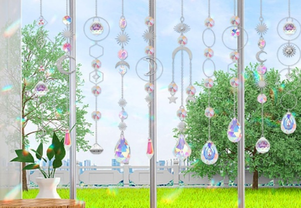 200-Piece DIY Crystal Sun Catcher Craft Making Kit for Adults - Two Colours Available