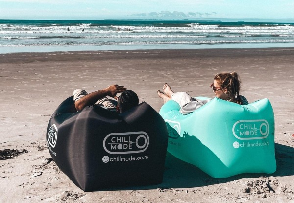 Chillmode Portable Water-Resistant Inflatable Lounger - Three Colours Available