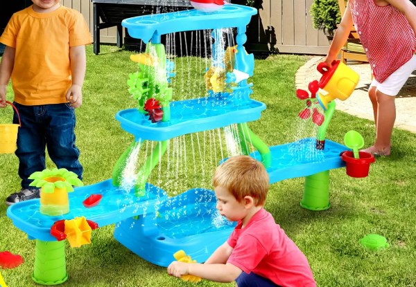 Five-Tier Outdoor Sand Waterfall Playset