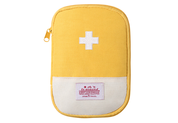 Mini Portable Empty First Aid Pouch - Available in Four Colours, Two Sizes & Option for Two-Pack