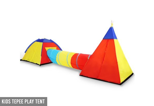 Kids Tepee Play Tent - Option for Deluxe
