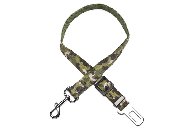 Two-Pack of Camo Pet Car Safety Belts