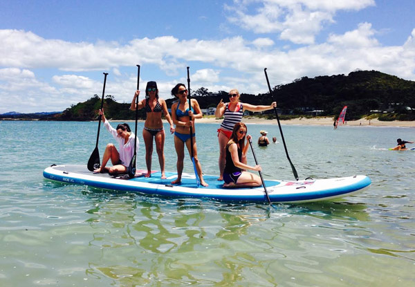 One-Hour Stand-Up Paddle Board Hire for One Person - Options for Two, Four or Six People & to incl. Lesson