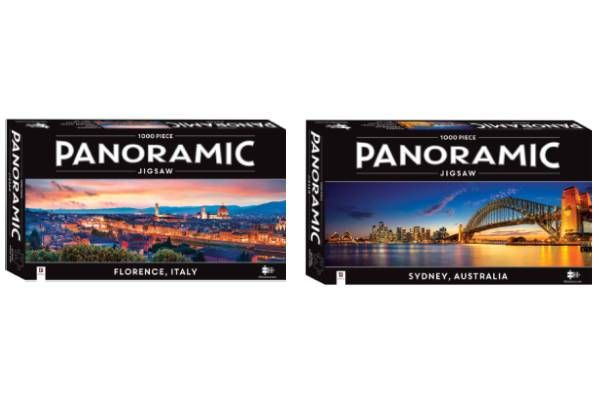 Two-Pack of Panoramic 1000-Piece Jigsaws