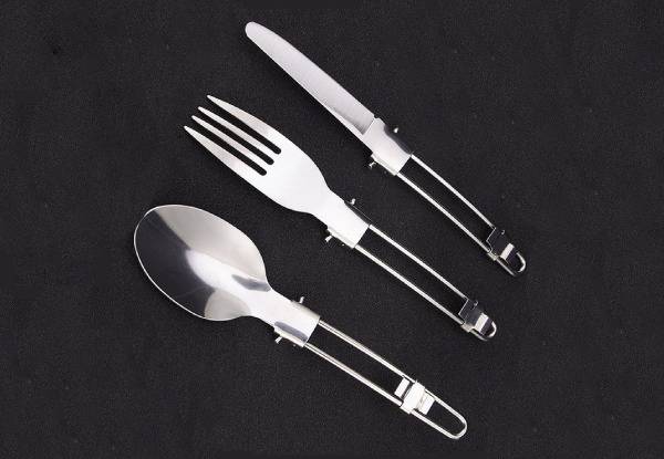 Foldable Camping Cutlery Set