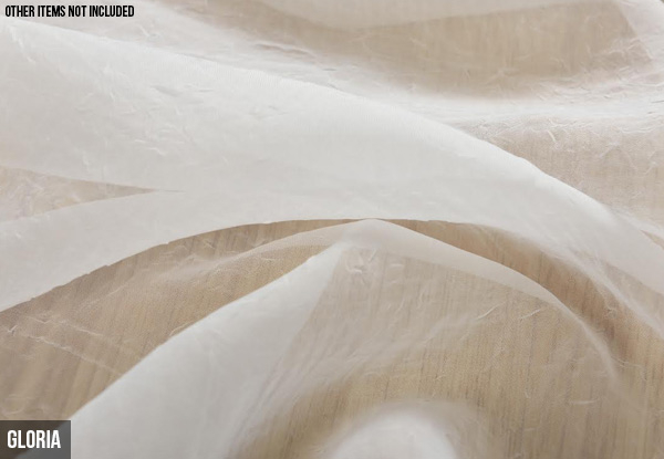 Sheer Ready-Made Net Curtains - Available in Two Styles & Six Sizes