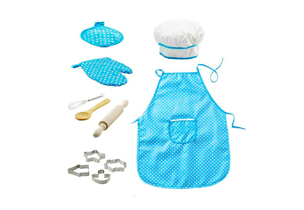 Kids Kitchen Toy Cooking & Baking Set - Option for Two Sets & Two Colours Available