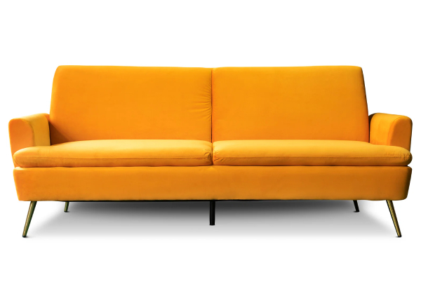 Gyllene Velvet Sofa Bed